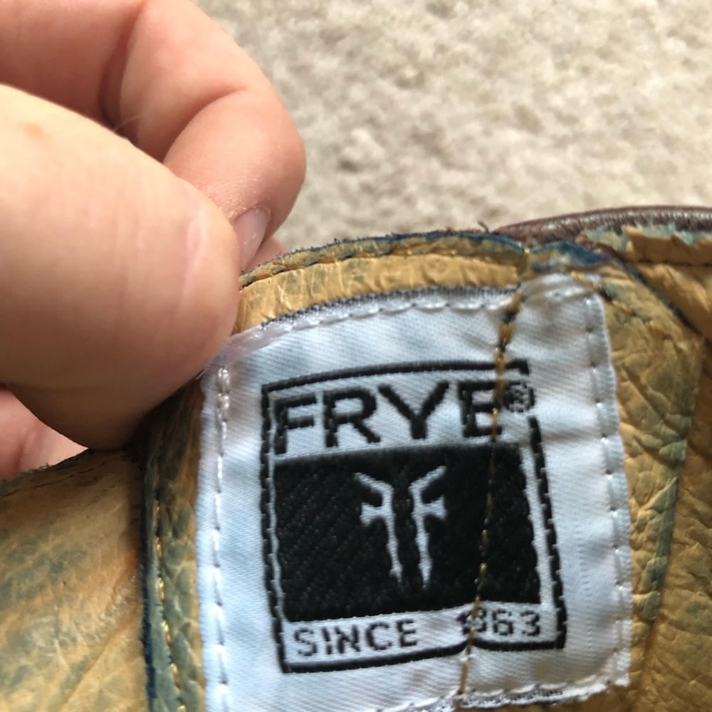 Dark brown short Frye veronica boots - Picture 4 of 4